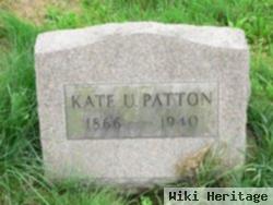 Kate U. Patton