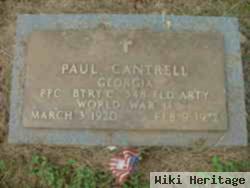 Pvt Paul Cantrell