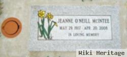 Beatrice Jane "jeanne" O'neill Mcintee