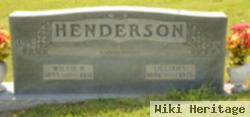 Willie B Henderson