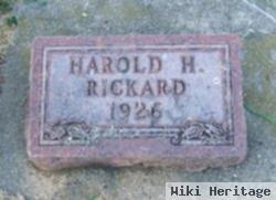 Harold Hans Rickard