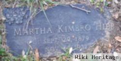 Martha "mattie" Kimbro Hipp