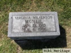 Susan Virginia Wilkerson Mcneil