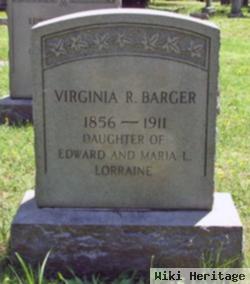 Virginia R. Lorraine Barger