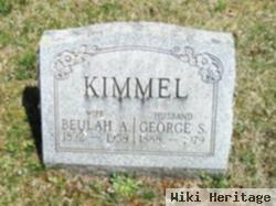 Beulah A Spahr Kimmel