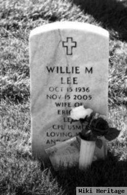 Willie M Lee