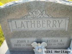 Retha Alberta Anderson Lathberry