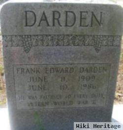 Frank Edward Darden