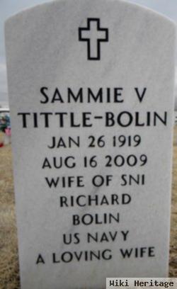 Sammie V. "tittle" Tittle Bolin