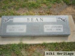 Rev Leonard Bean