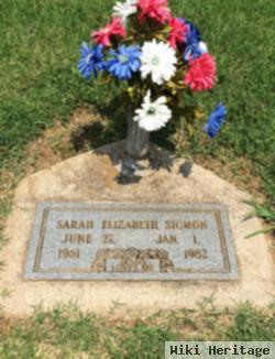 Sarah Elizabeth Sigmon