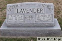 Claude H Lavender