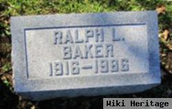 Ralph L Baker