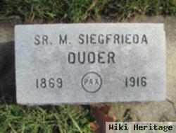 Sr M. Siegfrieda Duder