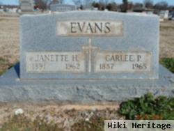 Janette Larue Holland Evans