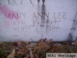 Mary Ann Lee Rakestraw