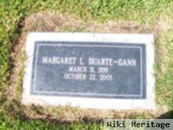 Margaret L Duarte Gann