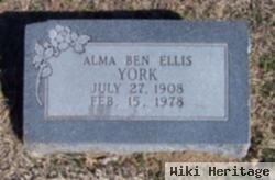 Alma Ben Ellis York