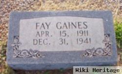 Lennie Fay Rucker Gaines