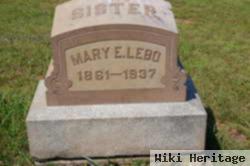 Mary E Lebo