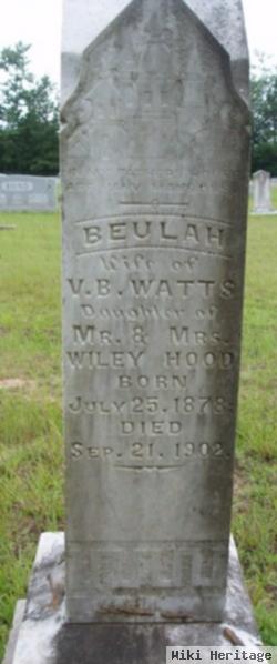 Beulah Hood Watts