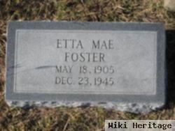 Etta Mae Foust Foster