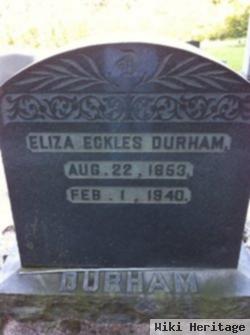 Eliza Organ Eckles Durham