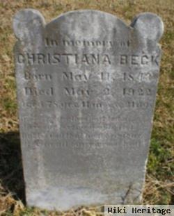 Christiana Beck