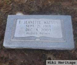 Edna Jeanette Wiggs Watson