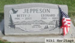 Sgt Leonard J. Jeppeson