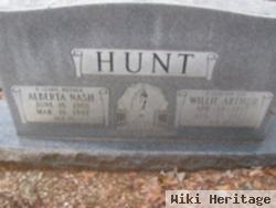 Willie Arthur Hunt