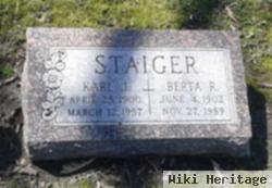 Berta R Staiger