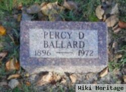 Percy D Ballard