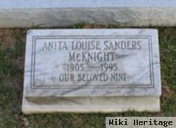 Anita Louise "nita" Sanders Mcknight