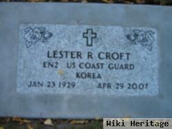 Lester Raymond "bud" Croft