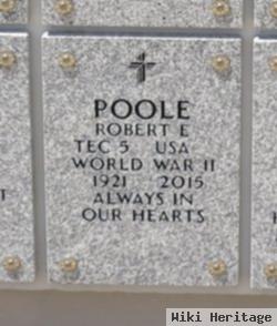 Robert E Poole