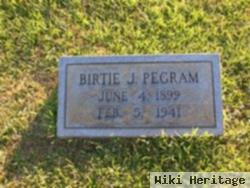 Birtie J Pegram