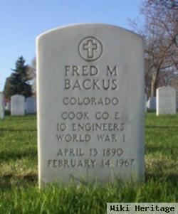 Fred M Backus