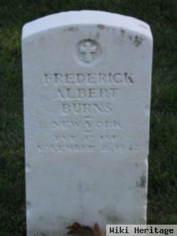 Pvt Frederick Albert Burns
