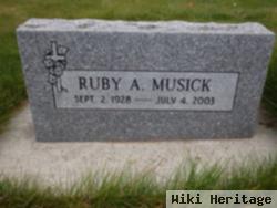 Ruby A Musick