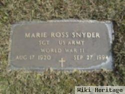 Marie Ross Snyder