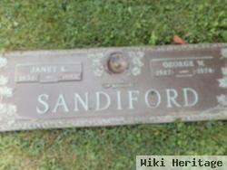 George W Sandiford