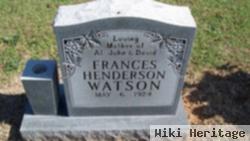 Frances Lee Henderson Watson