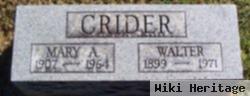 Mary A Wells Crider