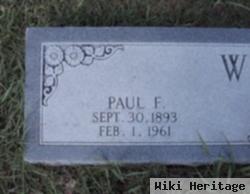 Paul F. Wernli