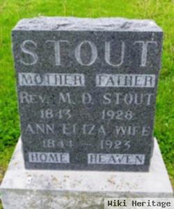 Rev Madison D. Stout