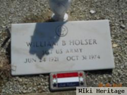 William B Holser