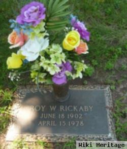 Roy W Rickaby