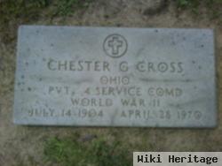 Pvt Chester G Cross