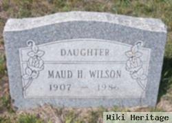 Maud H Wilson